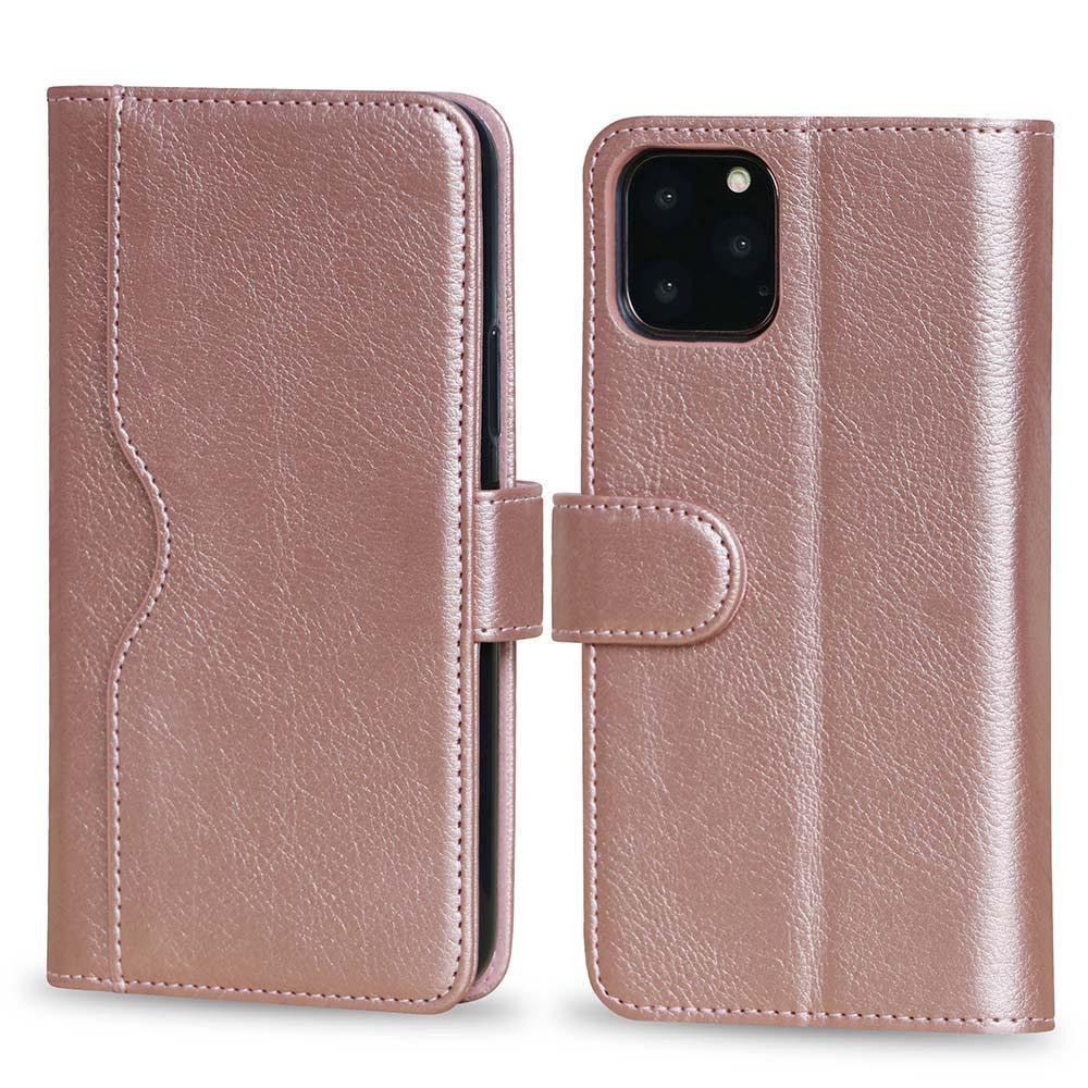 V-Wallet Leather Case for iPhone 7/8 Plus - Rose Gold