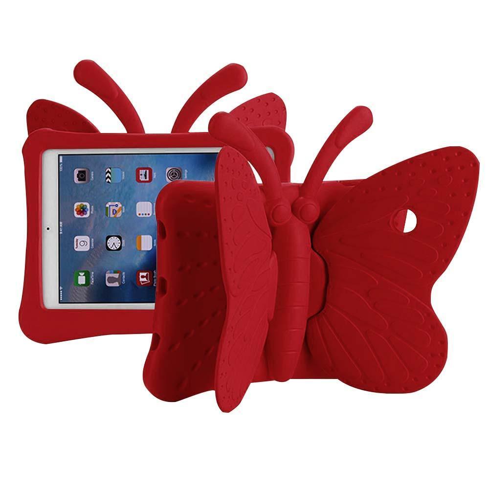 Butterfly Case  for iPad Air 1/Air 2/ 9.7/iPad 5 /iPad 6 - Red