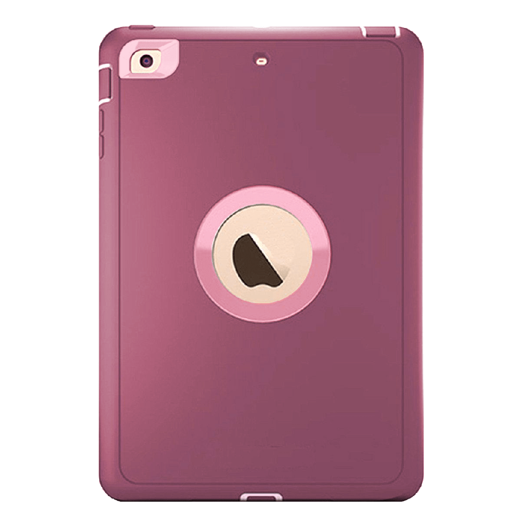 DualPro Protector Case  for iPad Air 2/9.7 - Burgundy & Light Pink
