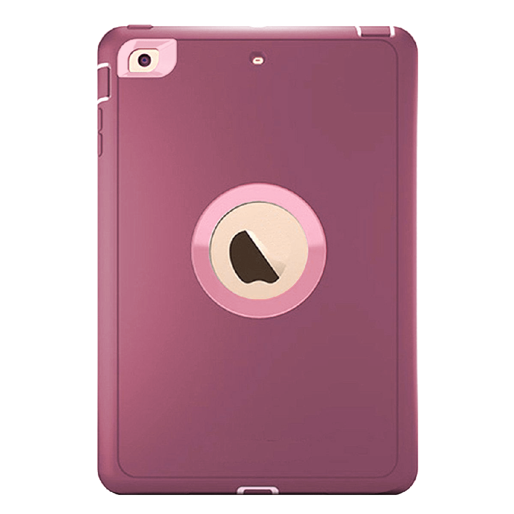 DualPro Protector Case  for iPad Mini 4 - Burgundary & Light Pink