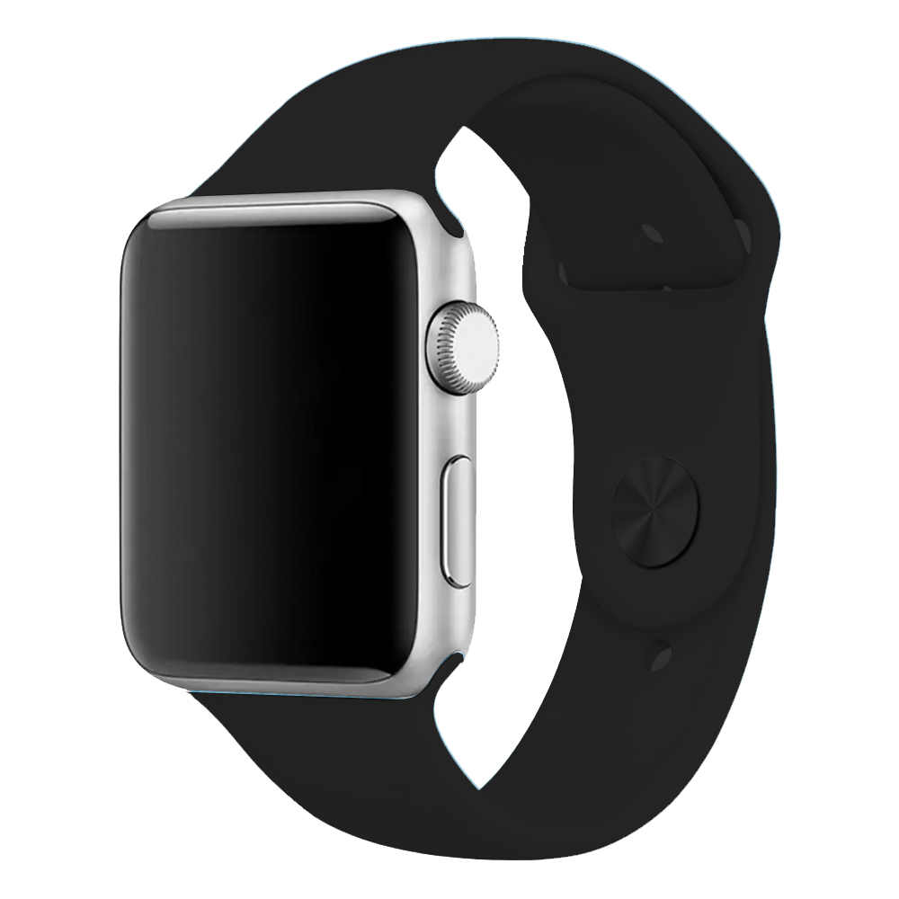 Premium Slicone Band for iWatch 38/40/41mm - Black