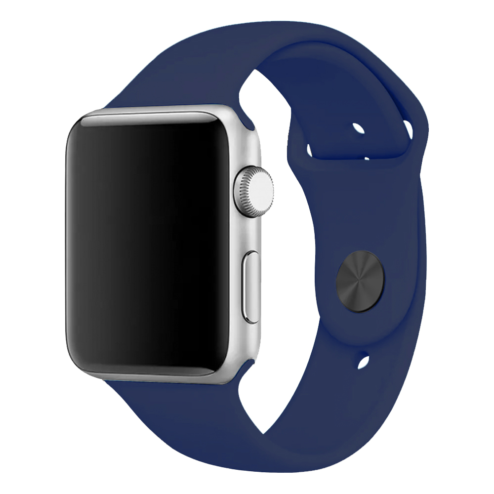Premium Silicone Band for iWatch 38/40/41mm - Dark Blue