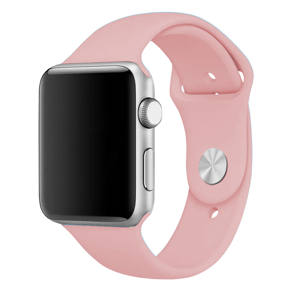 Premium Silicone Band for iWatch 38/40/41mm - Light Pink