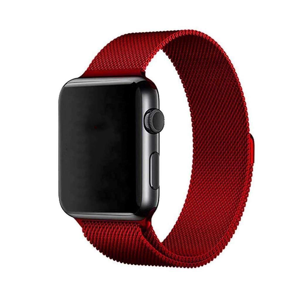 Stainless Steel Band for iWatch 38/40/41mm - Red