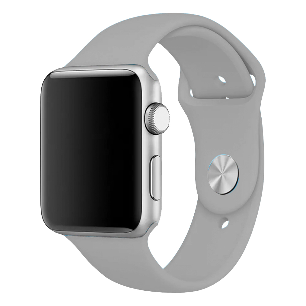 Premium Silicone Band for iWatch 42/44/45/49mm - Gray