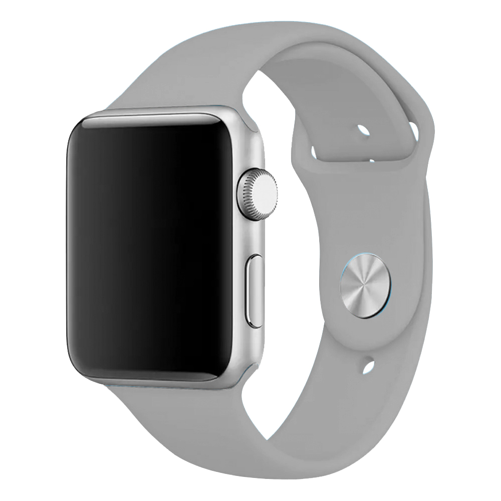 Premium Slicone Band for iWatch 42/44/45/49mm - Gray
