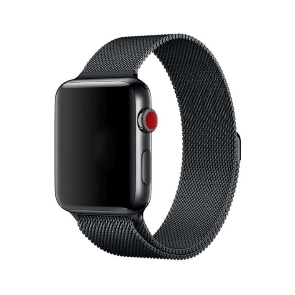 Stainless Steel Band for iWatch 42/44/45/49mm - Black