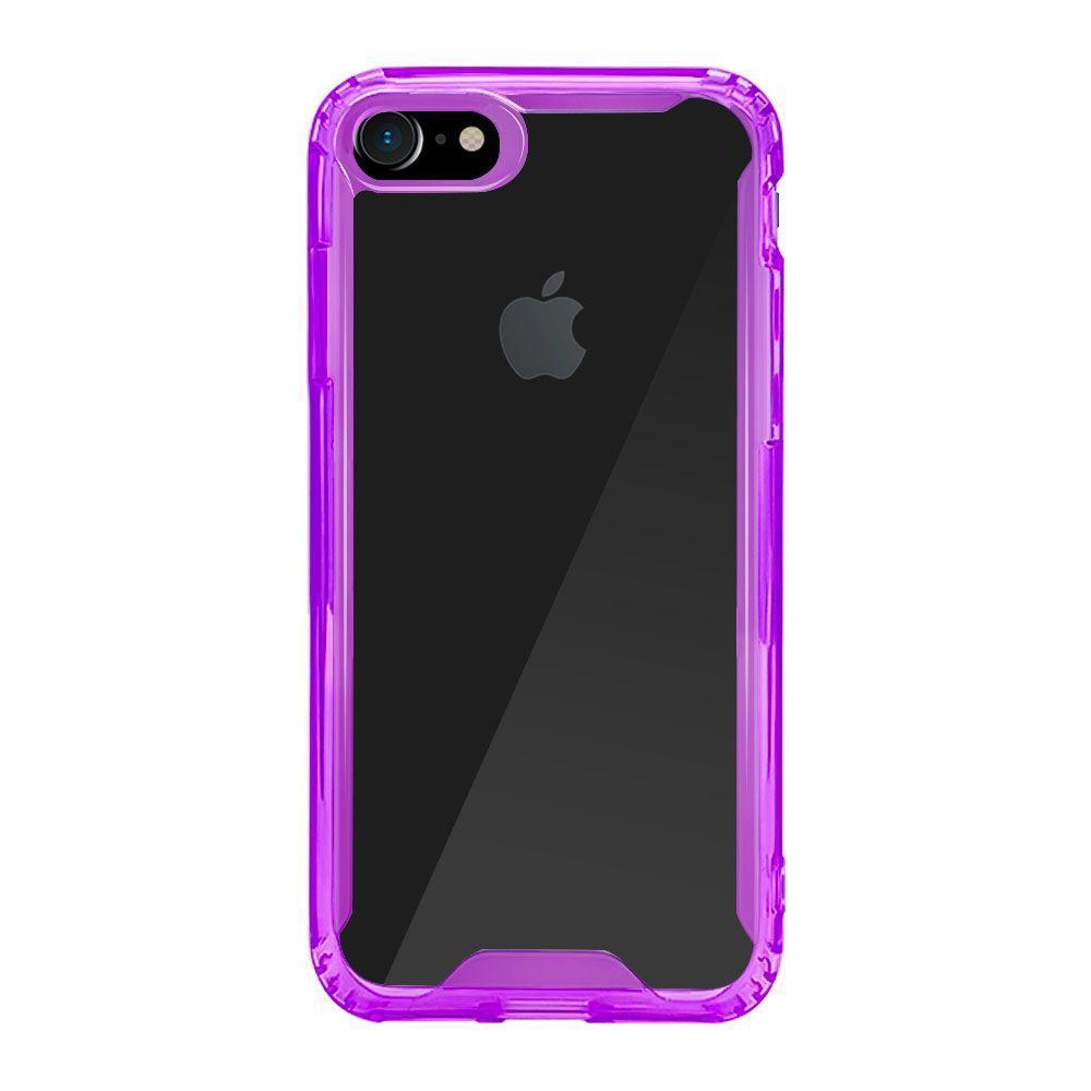 Acrylic Transparent Case  for iPhone X/Xs - Purple