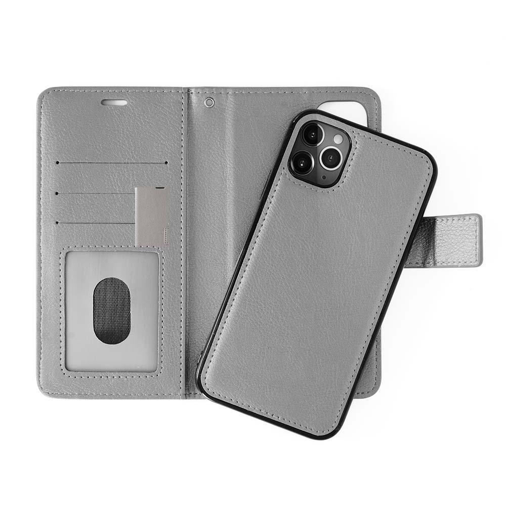 [CS-IX-CMC-GY] Classic Magnet Wallet Case  for iPhone X/Xs - Gray