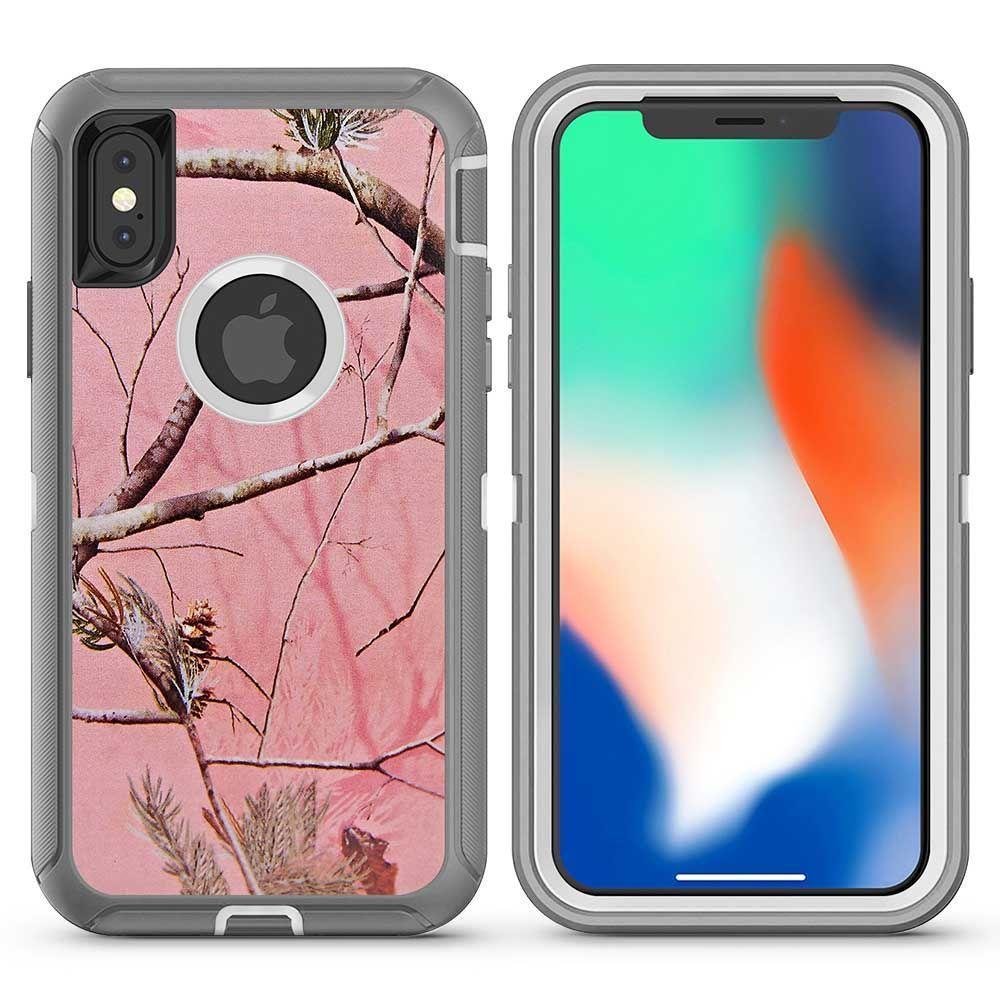 DualPro Protector Case  for iPhone X/Xs - Camouflage Pink