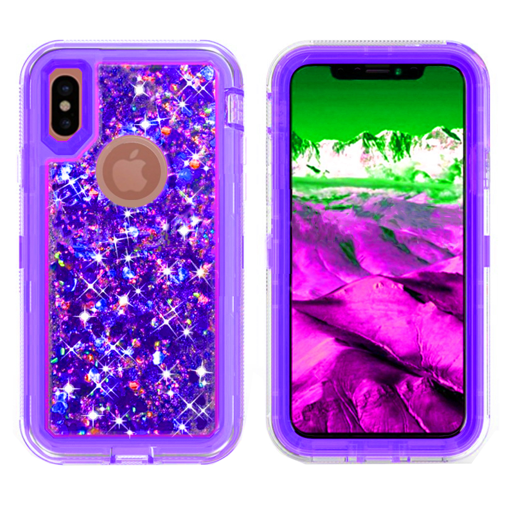 Liquid Protector Case  for iPhone XR - Purple