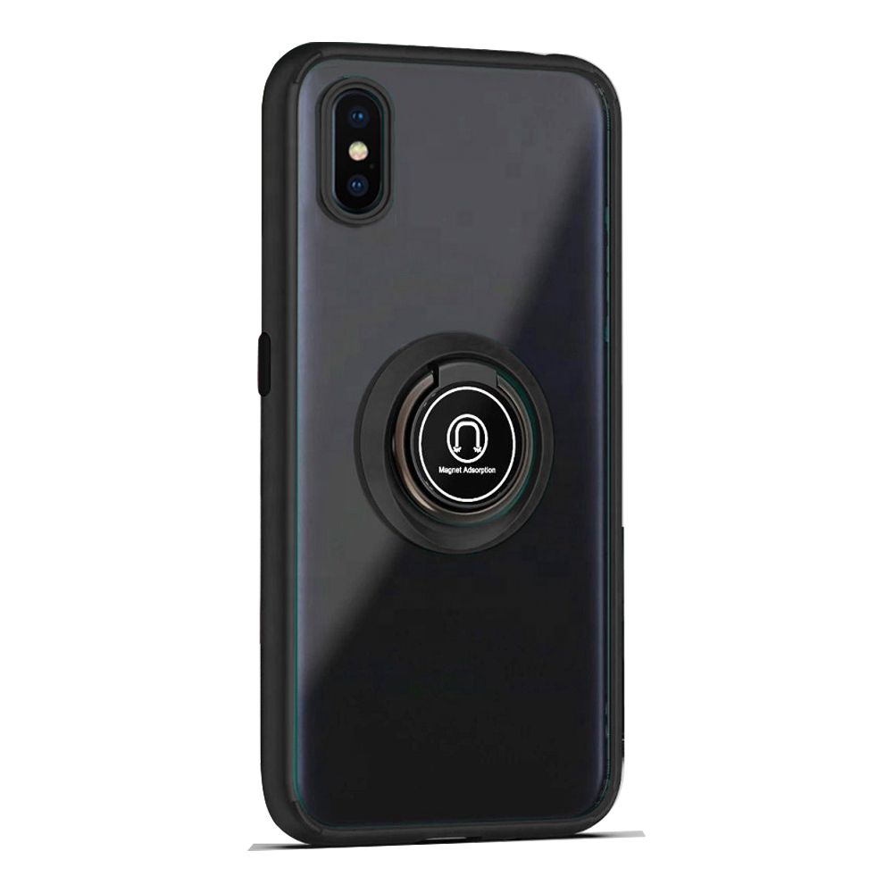 Matte Ring Case  for iPhone XR - Black