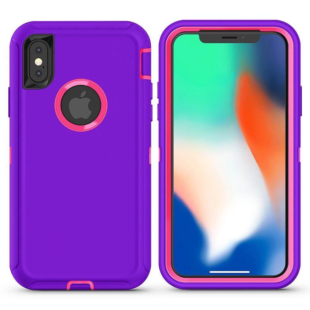 DualPro Protector Case  for iPhone XR - Purple & Pink