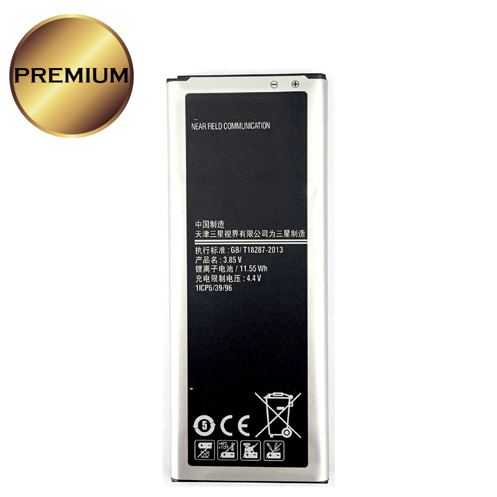 Battery For Samsung Galaxy Note 4 (Premium) (EB-BN910BBE) (Ground Shipping Only)