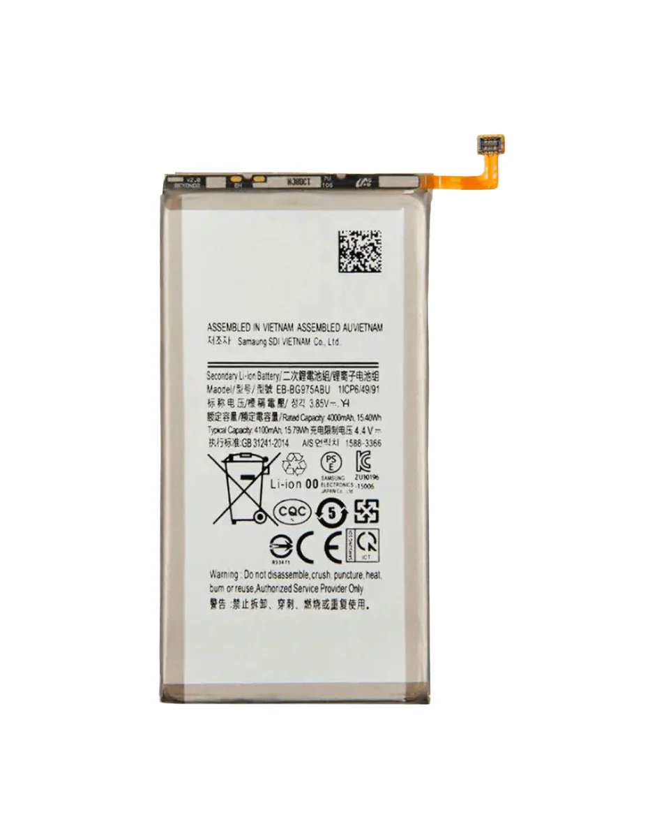 Battery For Samsung Galaxy S10 Plus (EB-BG975ABU) (Premium) (Ground Shipping Only)