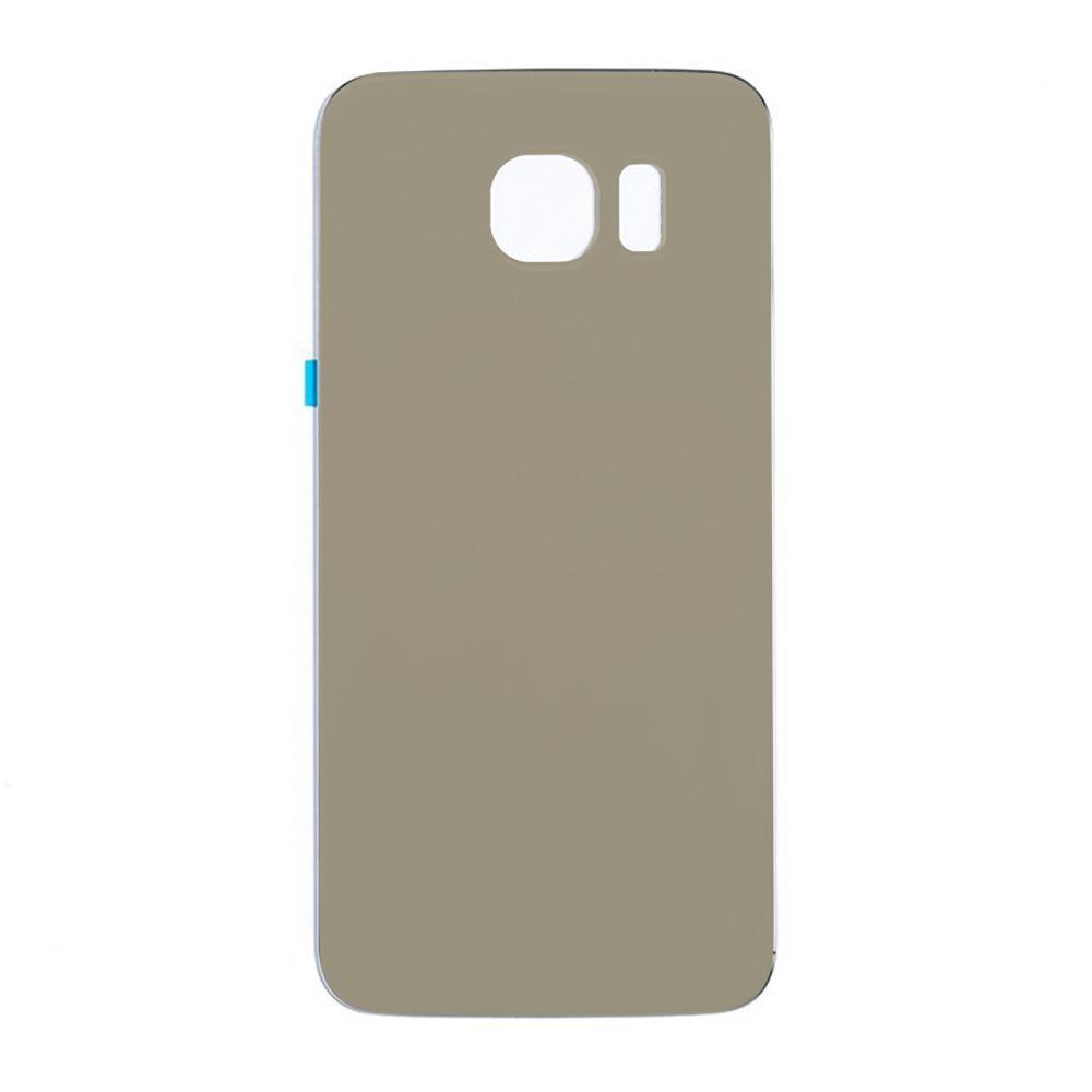 Back Cover Glass For Samsung Galaxy S6 (No Logo) - Gold