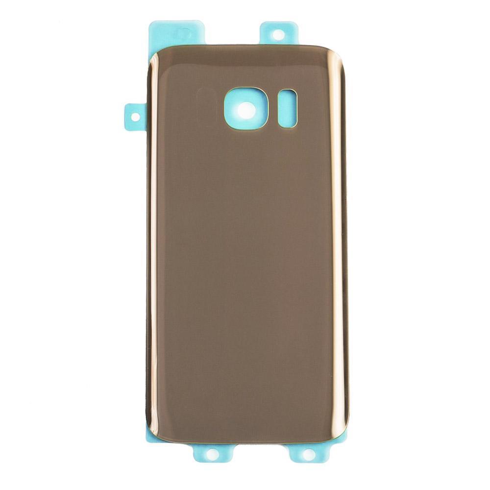 Back Cover Glass For Samsung Galaxy S7 (No Logo) - Gold