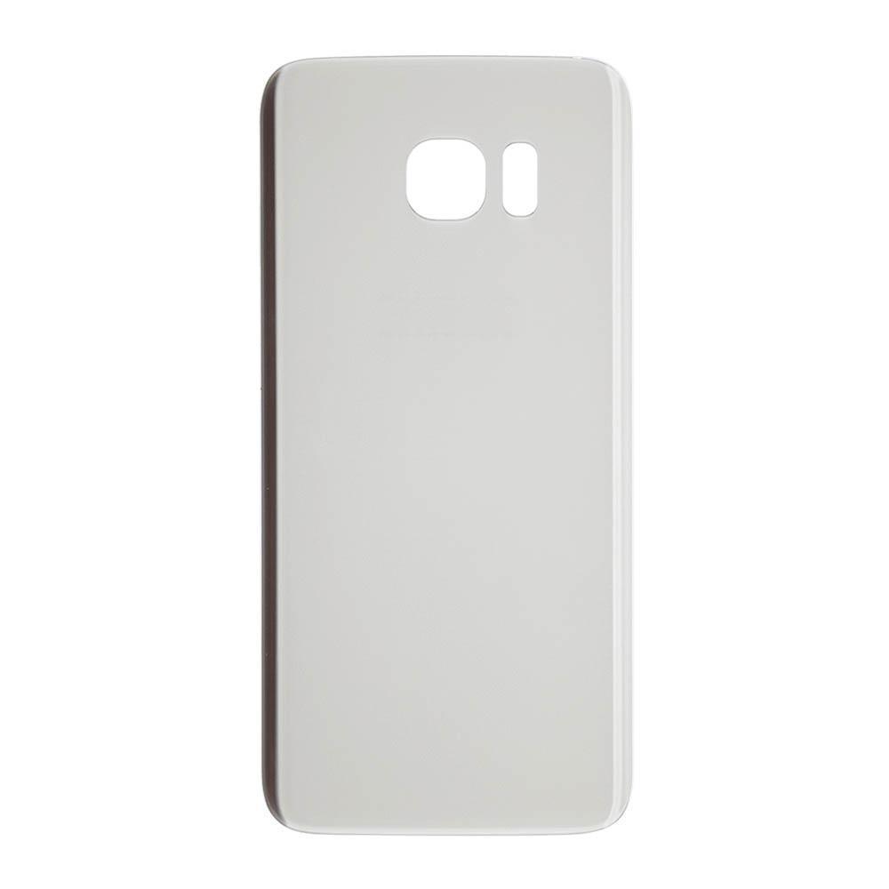 Back Cover Glass For Samsung Galaxy S7 (No Logo) - Silver