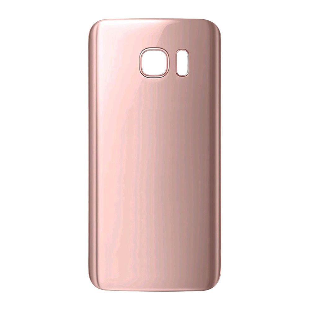 Back Cover Glass For Samsung Galaxy S7E (No Logo) - Pink