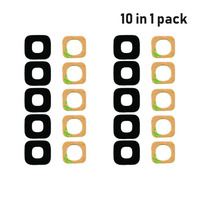 Back Camera Lens With Adhesive For Samsung Galaxy S9 - Black (10 Pack) (Premium)