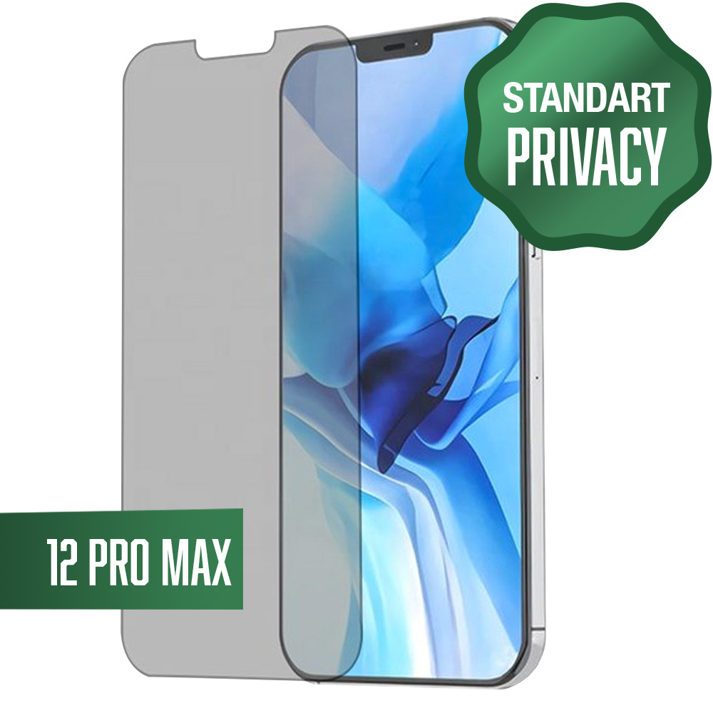 Privacy Clear Tempered Glass for iPhone 12 Pro Max (6.7")(1Pc.)