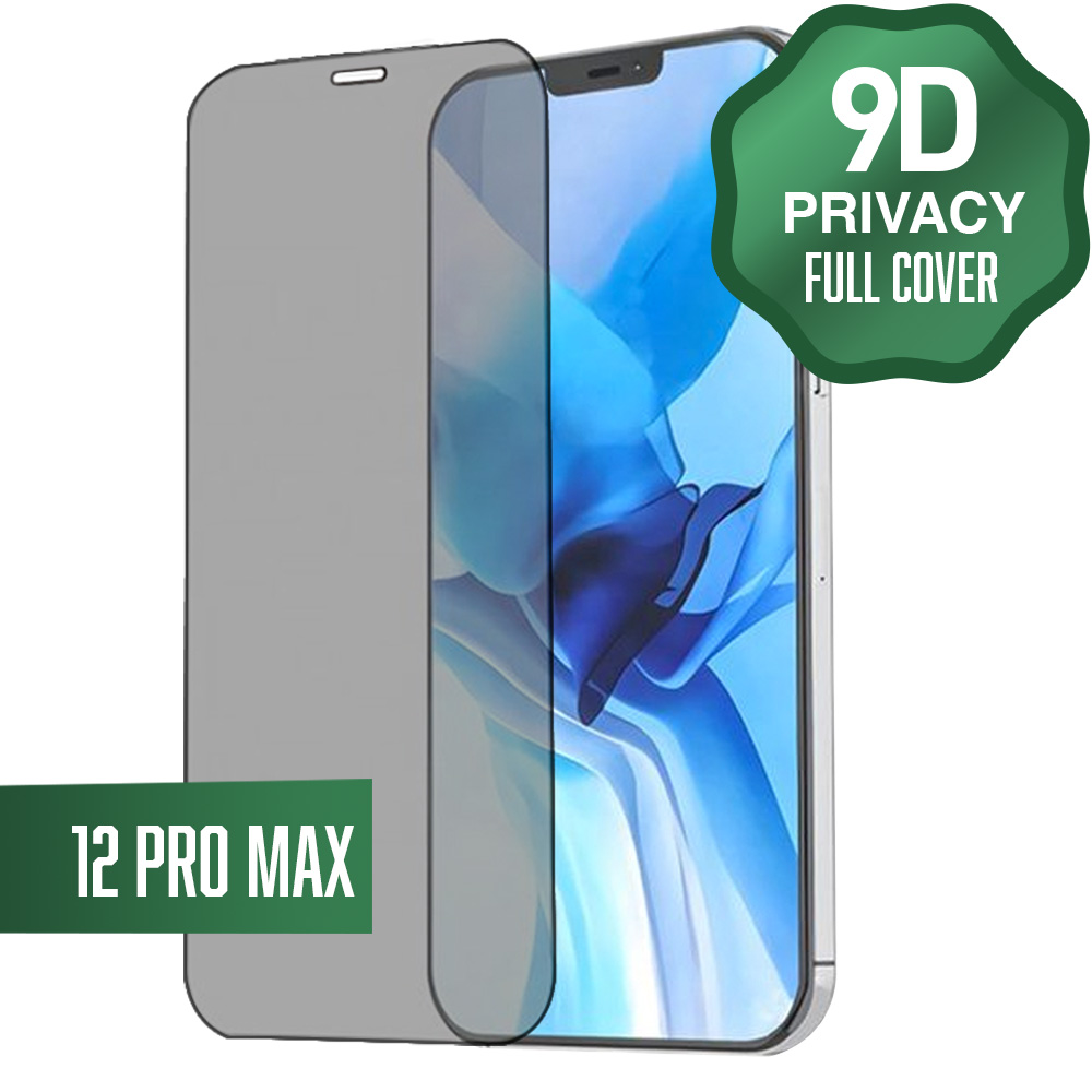 9D Privacy Tempered Glass for iPhone 12 Pro Max (6.7")(1Pc.)