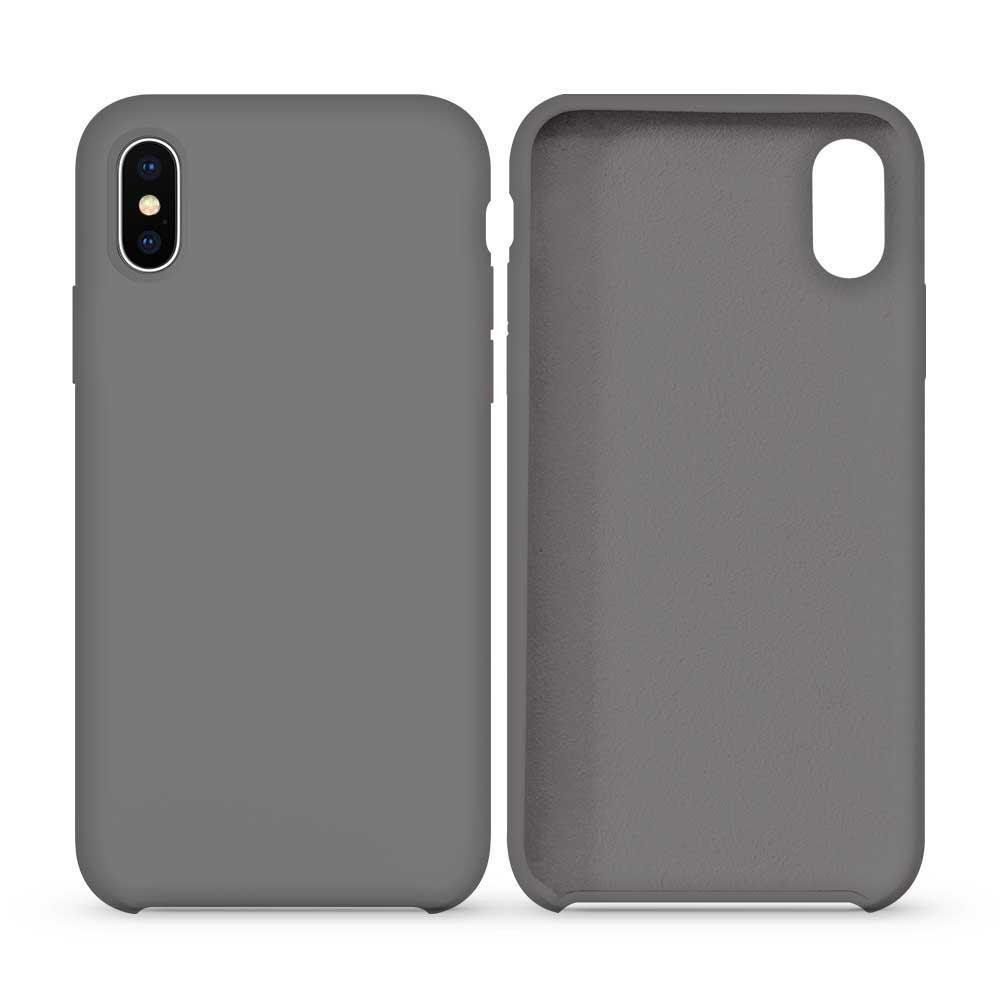 Premium Silicone Case for iPhone XR - Gray