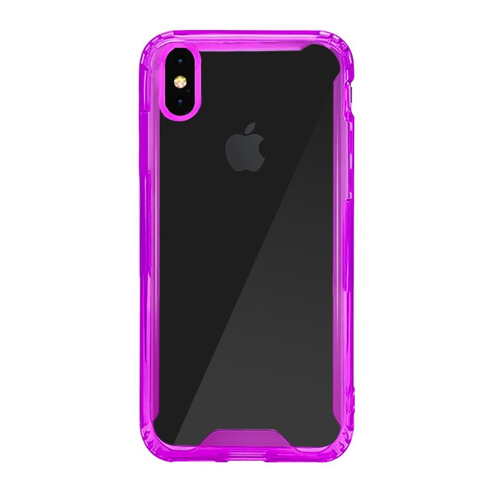 Acrylic Transparent Case  for iPhone Xs Max - Purple