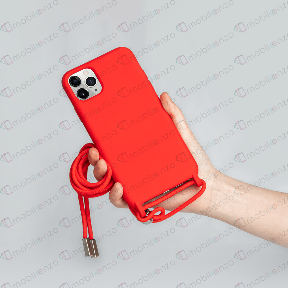 Lanyard Case for iPhone Xs Max - Red