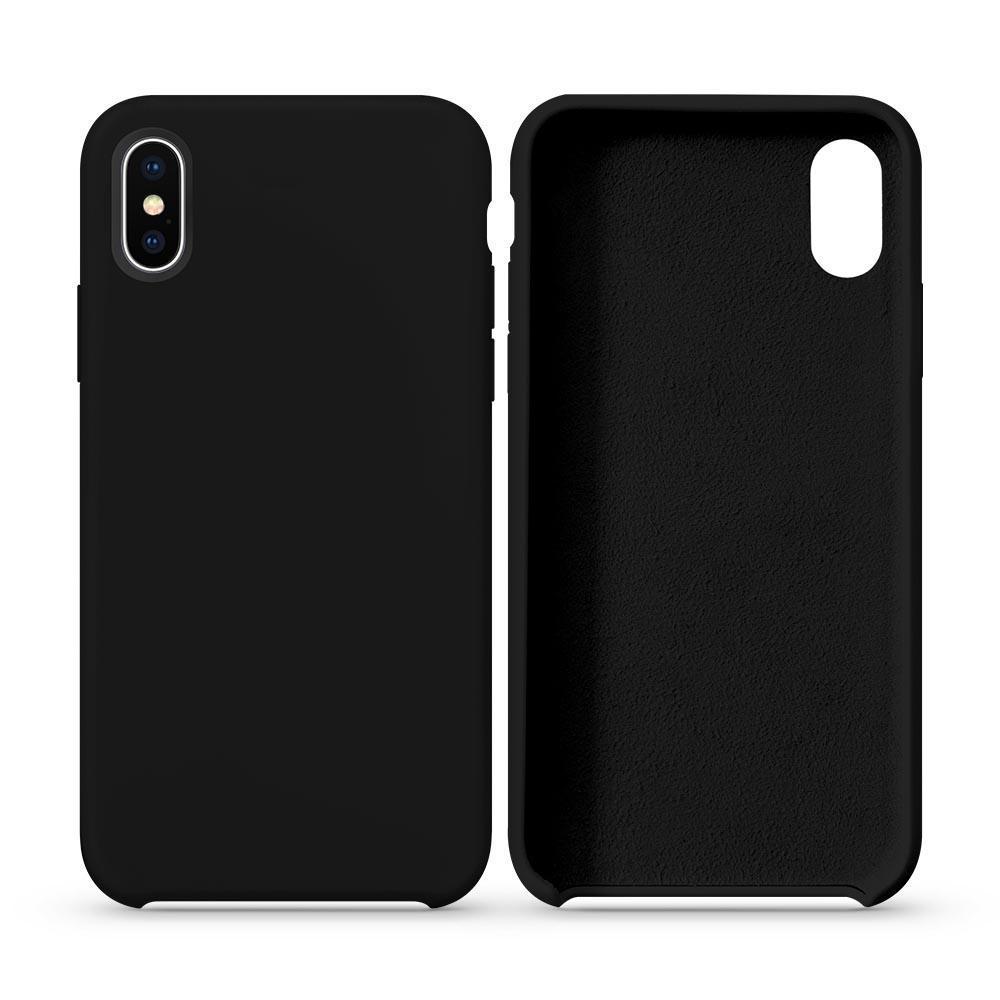 Premium Silicone Case for iPhone Xs Max - Black