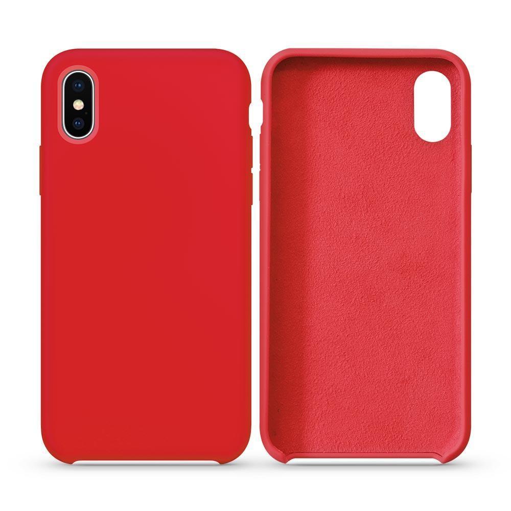 Premium Silicone Case for iPhone Xs Max - Red