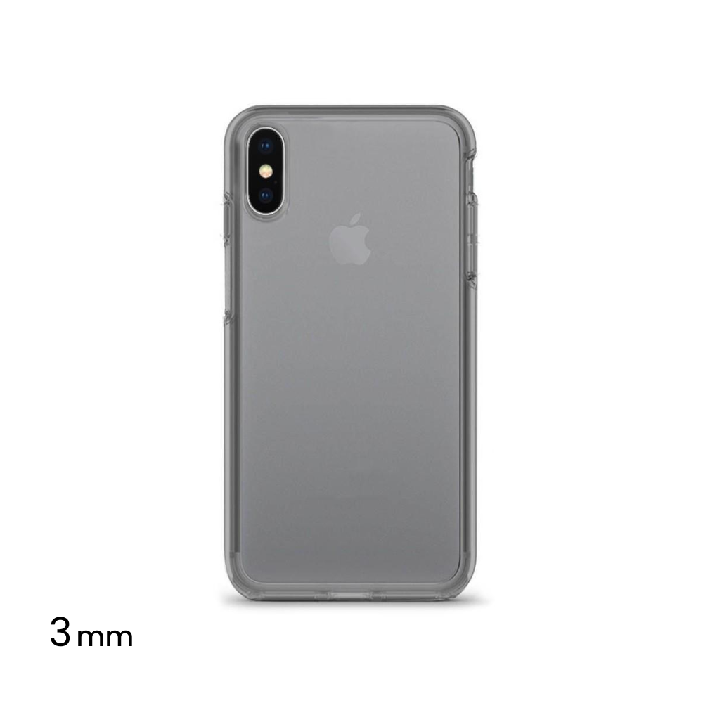 Transparent Color Case  for iPhone X/Xs - Black
