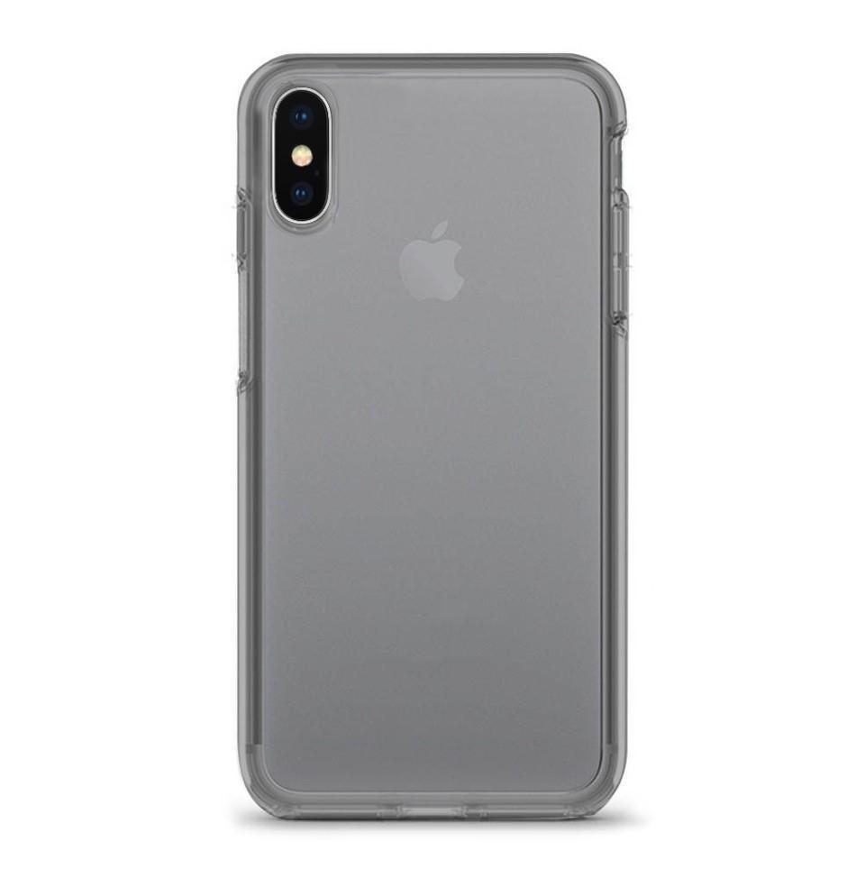 Transparent Color Case  for iPhone X/Xs - Black