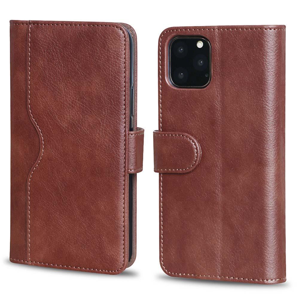 V-Wallet Leather Case for iPhone X/Xs - Brown
