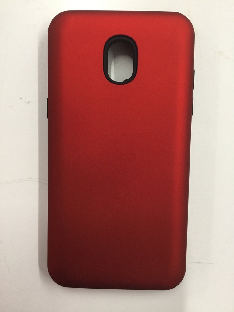 Hybrid Combo Layer Protective Case  for Samsung J7 2018 - Red