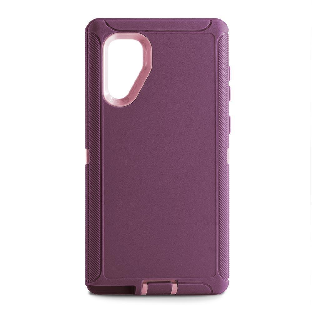 DualPro Protector Case  for Galaxy Note 10 - Burgundy & Light Pink