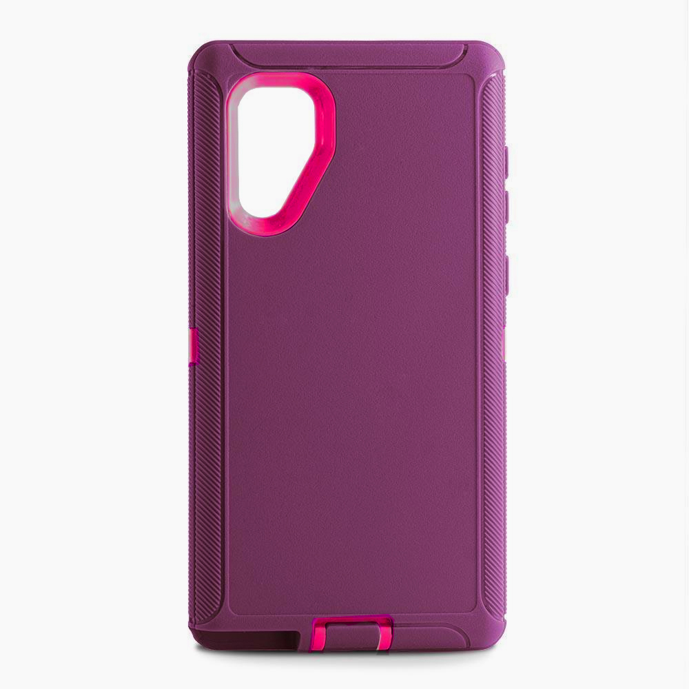 DualPro Protector Case  for Galaxy Note 10 - Burgundy & Pink