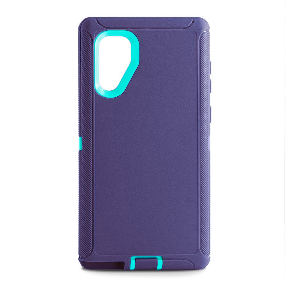 DualPro Protector Case  for Galaxy Note 10 - Purple & Light Blue