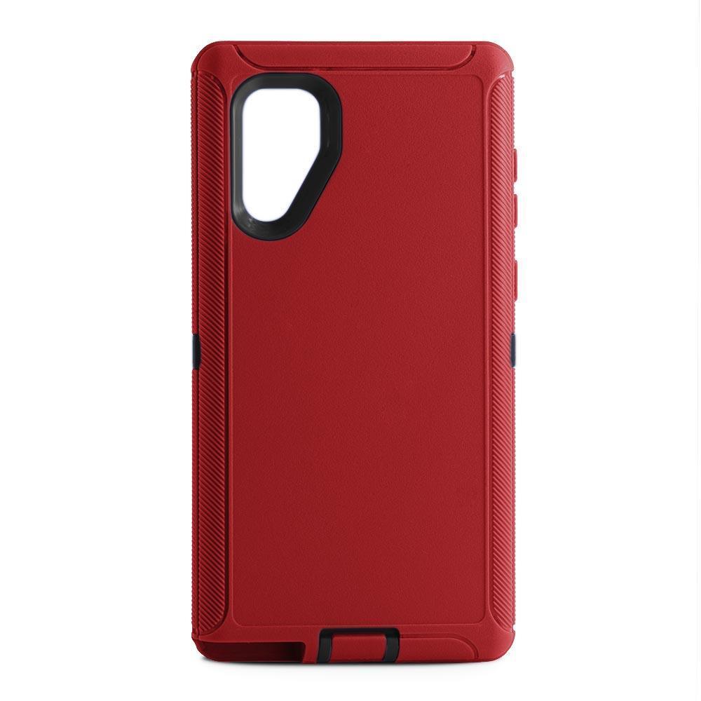 DualPro Protector Case  for Galaxy Note 10 - Red & Black
