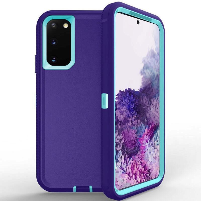 DualPro Protector Case for Galaxy Note 20 - Purple & Light Blue