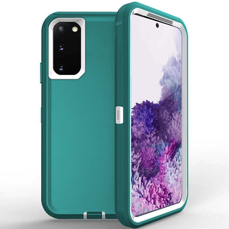 DualPro Protector Case for Galaxy Note 20 - Teal & White