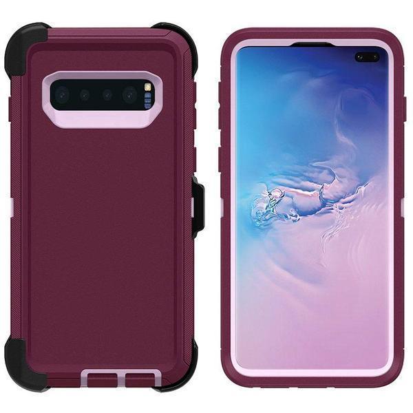 DualPro Protector Case  for Galaxy Note 8 - Burgundy & Light Pink