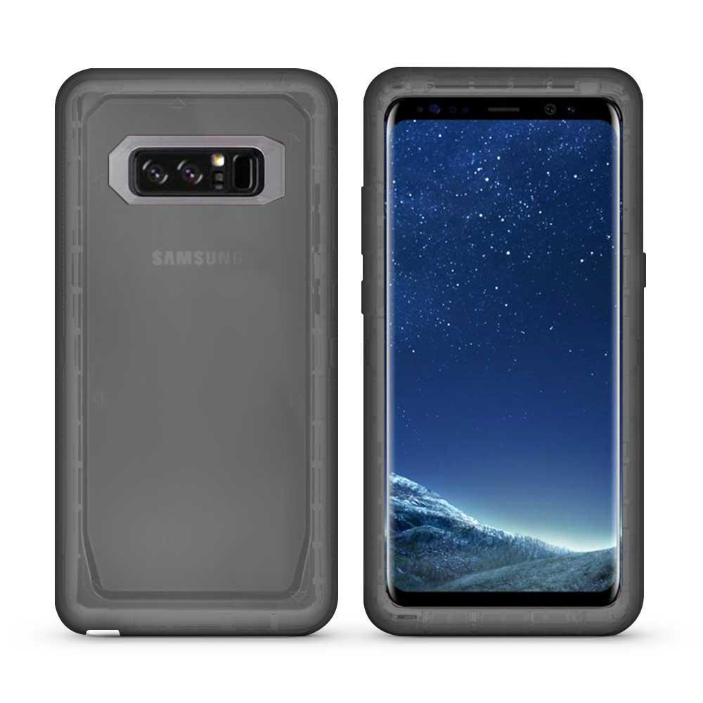 Transparent  DualPro Protector Case for Galaxy Note 8 - Black