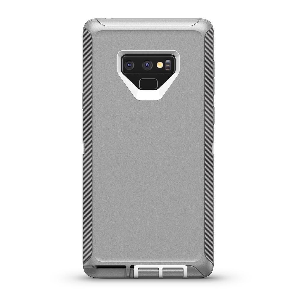 DualPro Protector Case  for Galaxy Note 9 - Gray & White