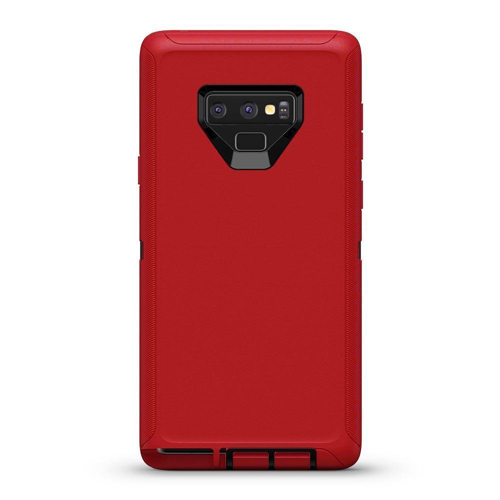 DualPro Protector Case  for Galaxy Note 9 - Red & Black