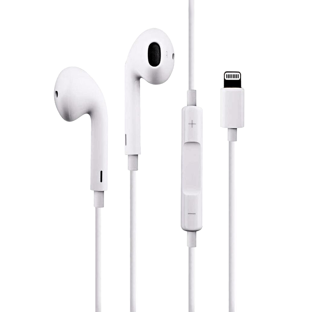Earbuds With USB-L Connector (Bluetooth) (White)