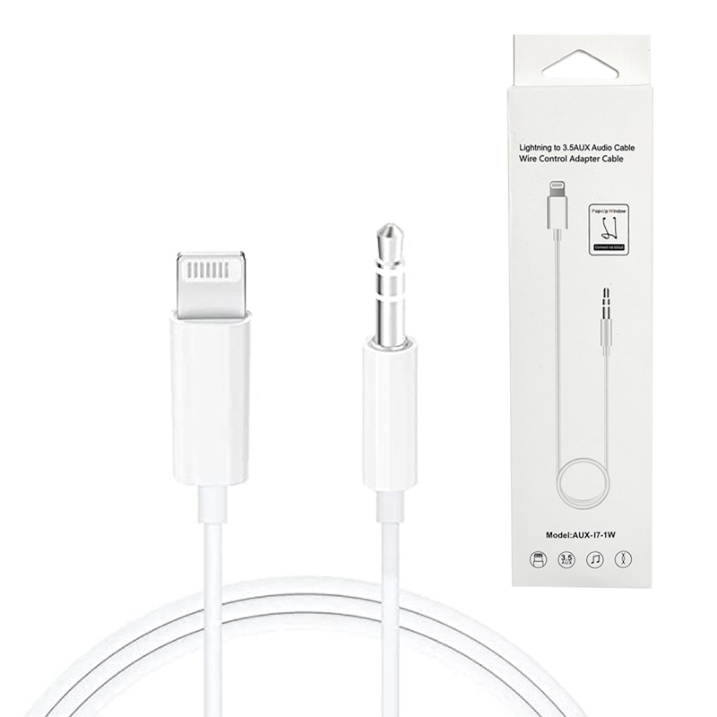 Lightning to 3.5 AUX Audio Adapter Cable