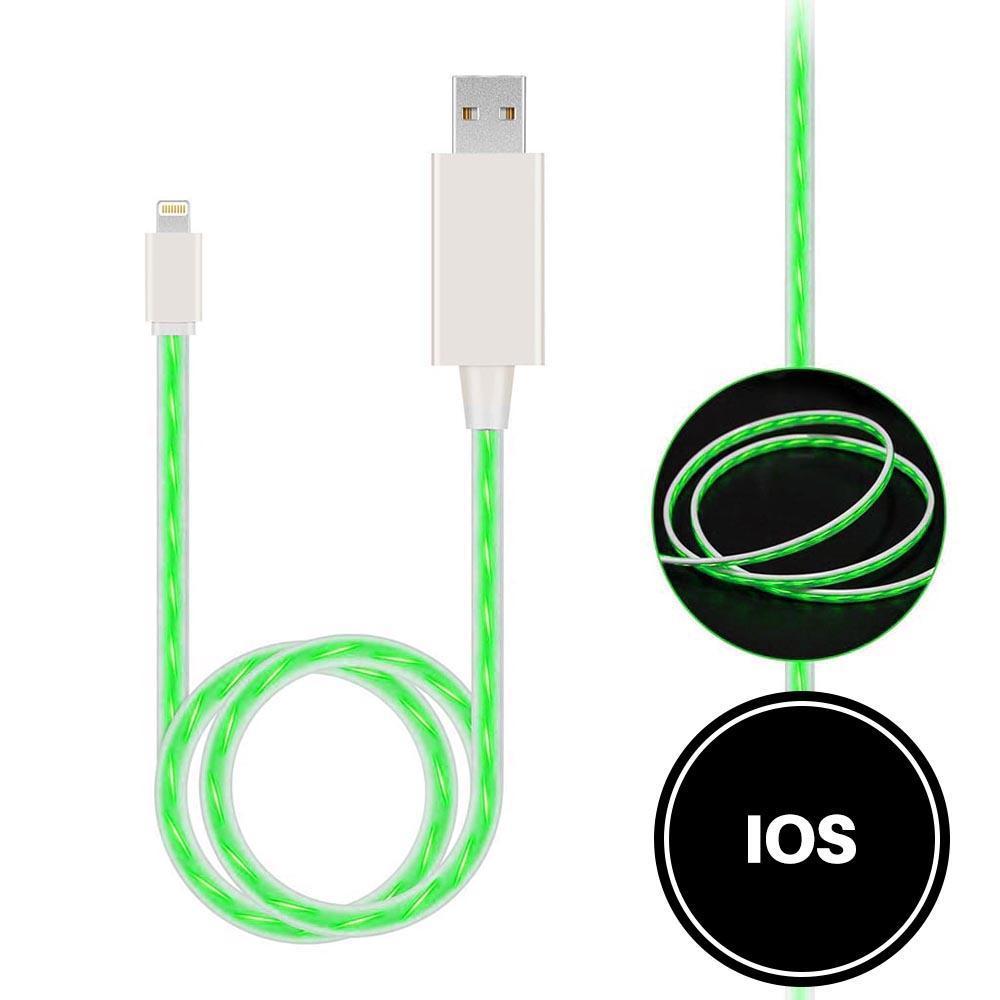 Light Up Cable for Lightning - Green
