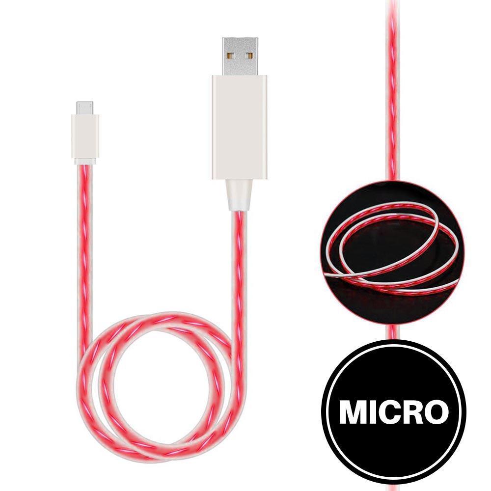 Light Up Cable for Micro Red
