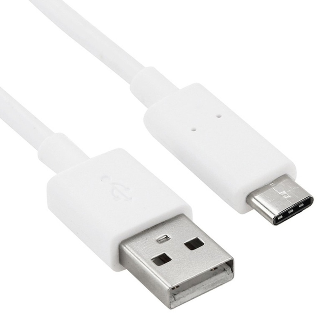 USB-C to USB-A Cable (3 ft) (White)